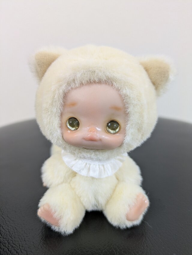ハンドメイド* ぬいぐるみ*着ぐるみ白猫さん*粘土ドール ぬいぐるみ☆着ぐるみ白猫さん☆粘土ドール | iichi 日々の
