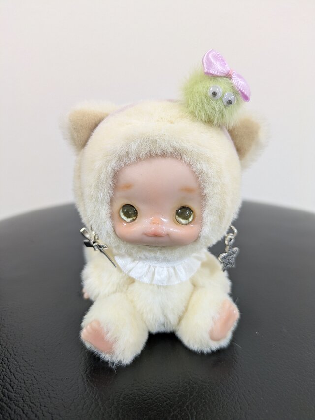 ぬいぐるみ☆着ぐるみ白猫さん☆粘土ドール | iichi 日々の暮らしを