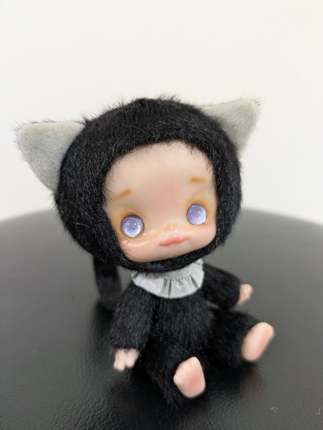 ぬいぐるみ☆着ぐるみ黒猫さん☆粘土ドール | iichi 日々の暮らしを