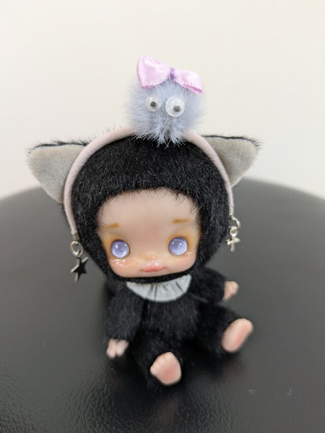 ハンドメイド* ぬいぐるみ*着ぐるみ黒猫さん*粘土ドール ぬいぐるみ☆着ぐるみ黒猫さん☆粘土ドール | iichi 日々の暮らしを