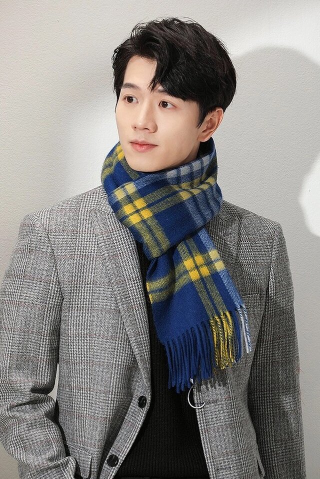 スヌード冬 ネックウォーマー スヌード マフラー メンズ ストール カシミヤ100% 最高のカシミヤ 英国風