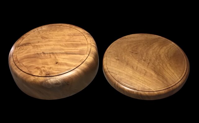 本欅 木地磨き造り 胴張蓋物 茶櫃 | iichi 日々の暮らしを心地よくする