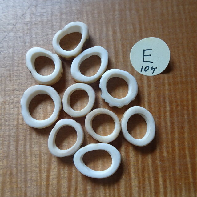 日本の鹿の角リング10個セットＥ