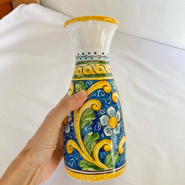 カラフェ BTG006 barocco マヨリカ焼き イタリア陶器 ワインボトル