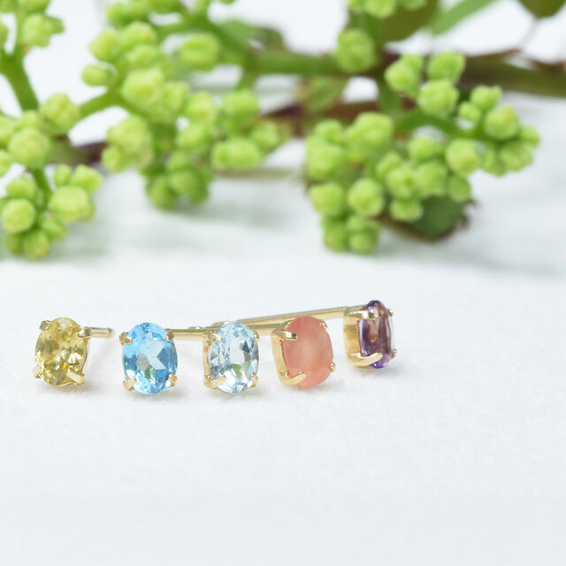 K10 スカイブルートパーズ ピアス CL029CIBSN | iichi 日々の暮らしを