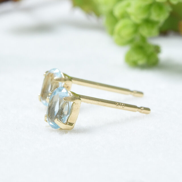 K10 スカイブルートパーズ ピアス CL029CIBSN | iichi 日々の暮らしを