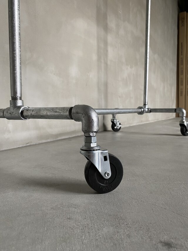 数量限定 SG-AC ハンガーラック パイプ スチール ガス管 組立式