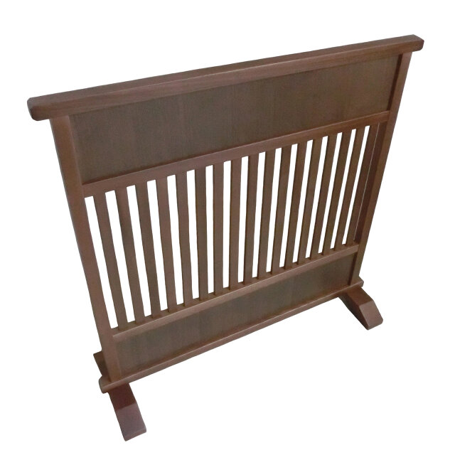 杢目が美しい ブラウン 間仕切り 和風衝立 ③ W90xD30xH90 | iichi