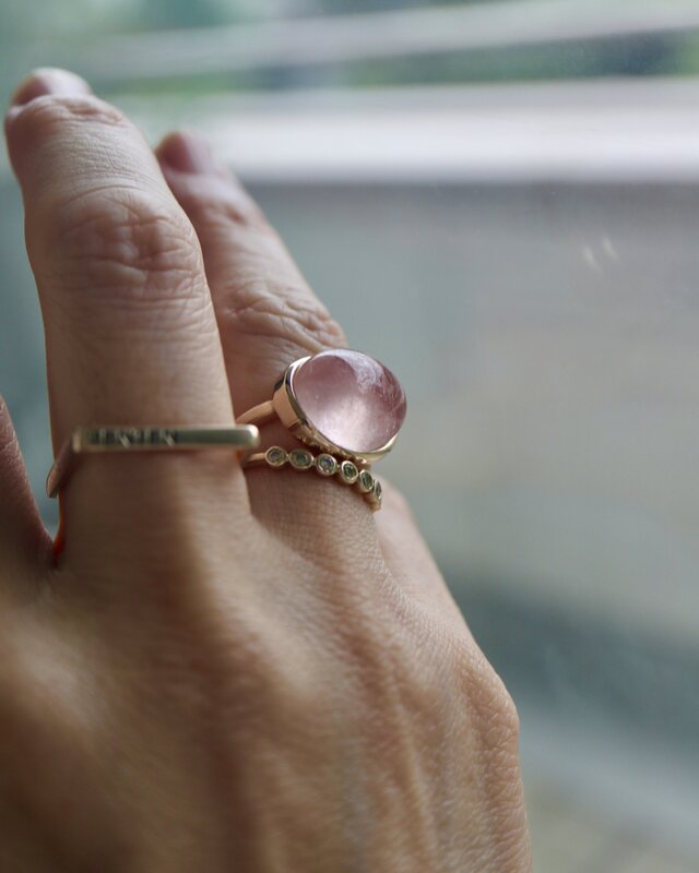 K10[morganiteのchanpage]ring | iichi 日々の暮らしを心地よく