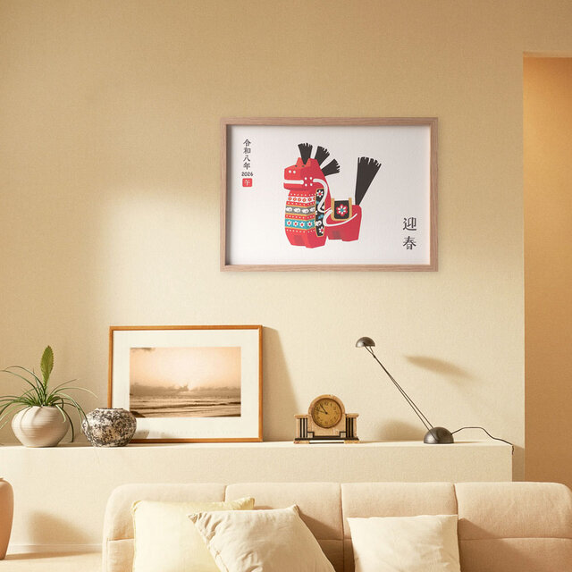 L判〜A3size【チャグチャグ馬コ】迎春ポスター