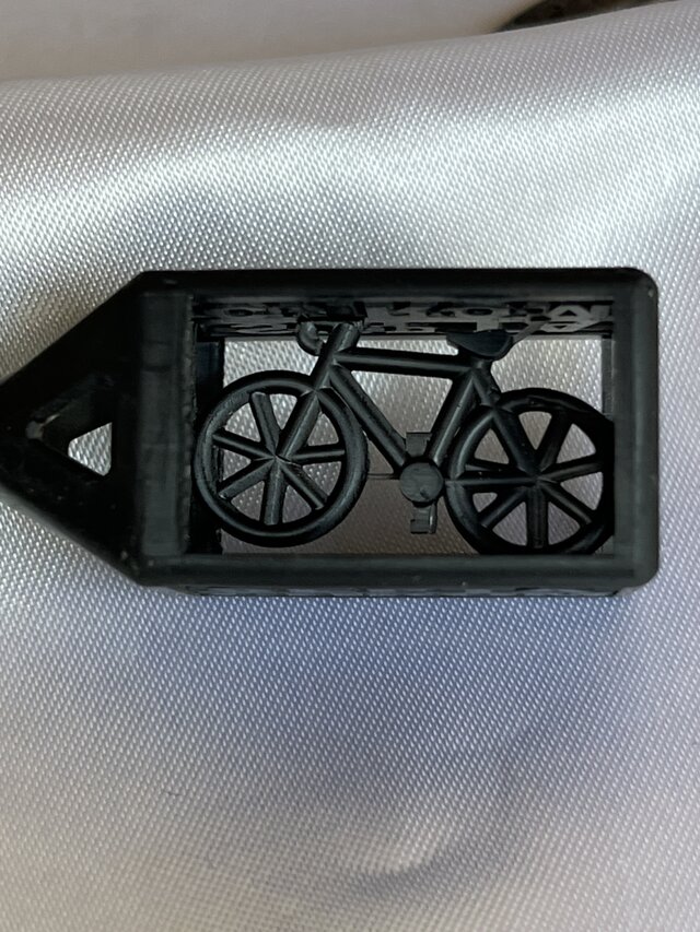 「風に乗るメッセージ - ロードバイクネックレス」 風に乗るメッセージ - ロードバイクネックレス」