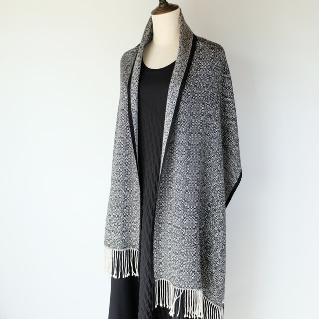 手織りカシミヤシルクストール【珠華＊07】 | iichi 日々の暮らしを