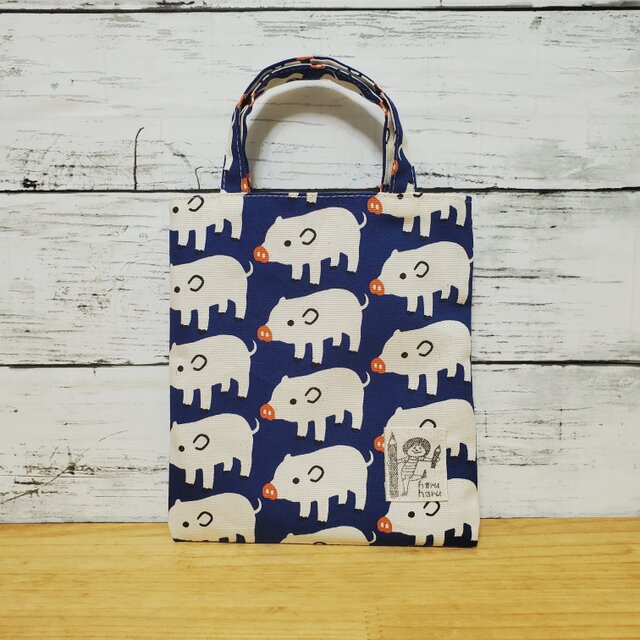 ちびバッグ(ブタ柄)