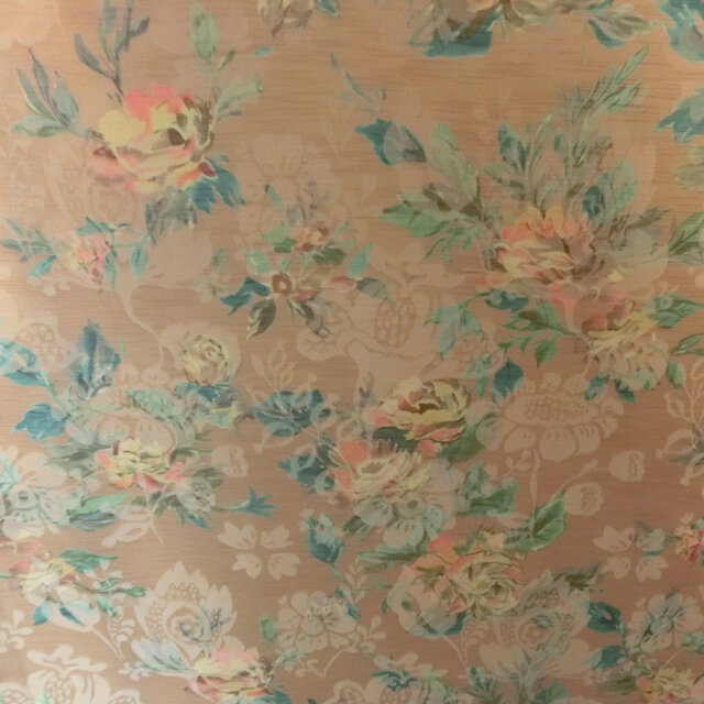 衝立 花柄 タペストリー ついたて ブラウンフレーム 衝立 花柄 タペストリー ついたて ブラウンフレーム | iichi 日々の