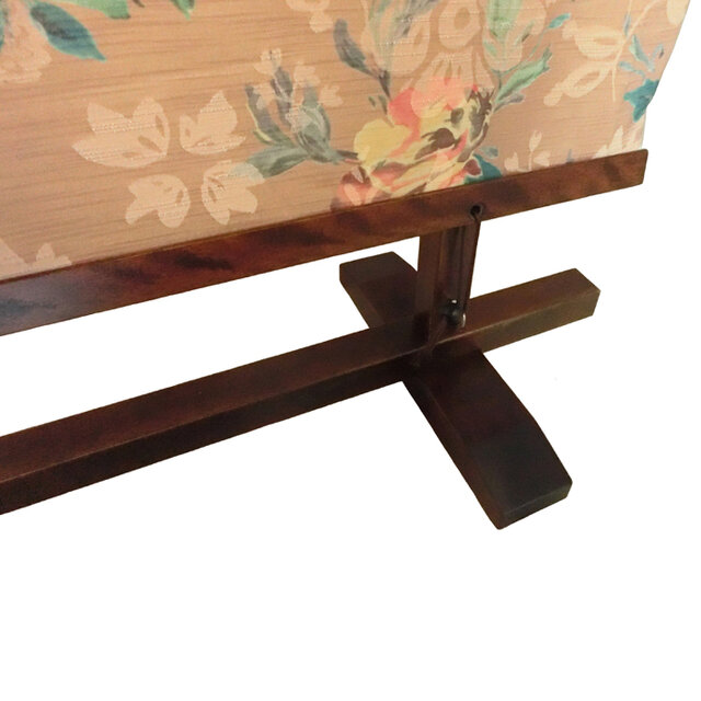 衝立 花柄 タペストリー ついたて ブラウンフレーム 衝立 花柄 タペストリー ついたて ブラウンフレーム | iichi 日々の