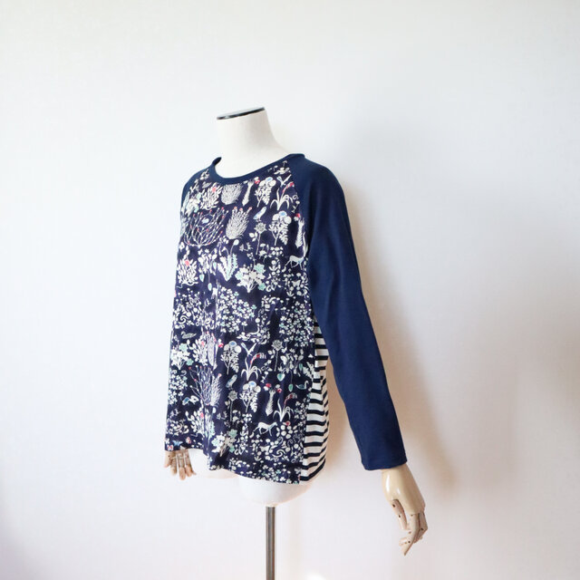 リバティ　ヨシエのラグランシャツ