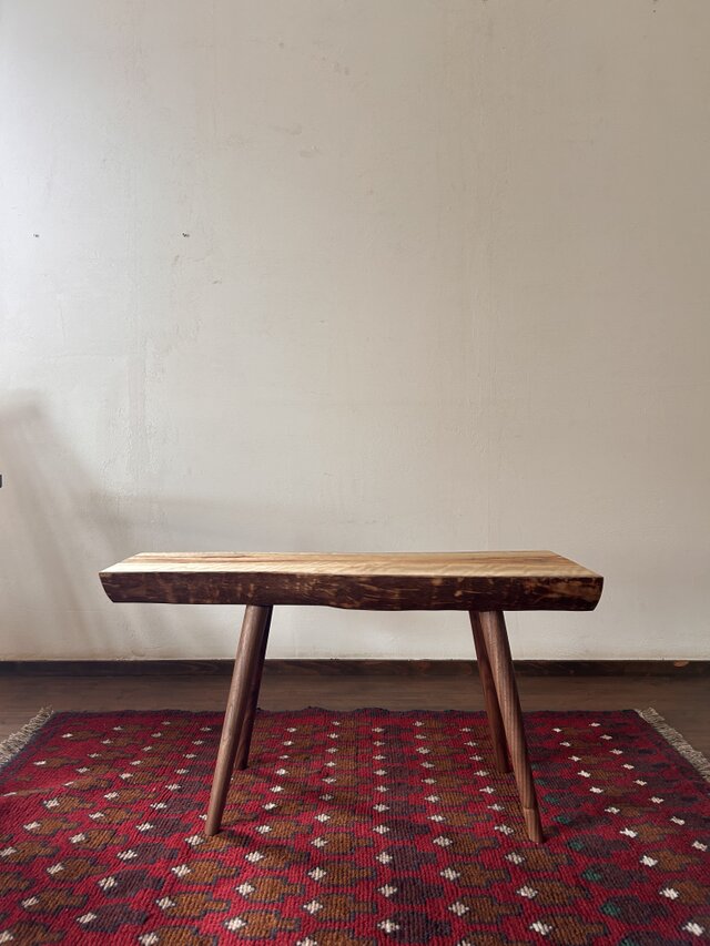 新品 TIMELESS CRAFT 目黒通り ウォールナット ソリッド ベンチ 新品 TIMELESS CRAFT 目黒通り ウォールナット ソリッド ベンチ