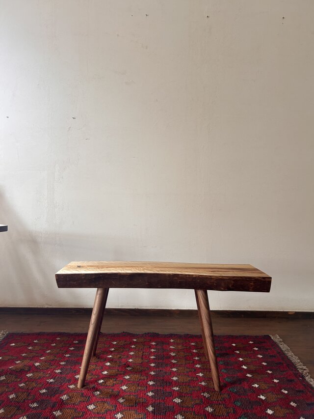 新品 TIMELESS CRAFT 目黒通り ウォールナット ソリッド ベンチ 新品 TIMELESS CRAFT 目黒通り ウォールナット ソリッド ベンチ