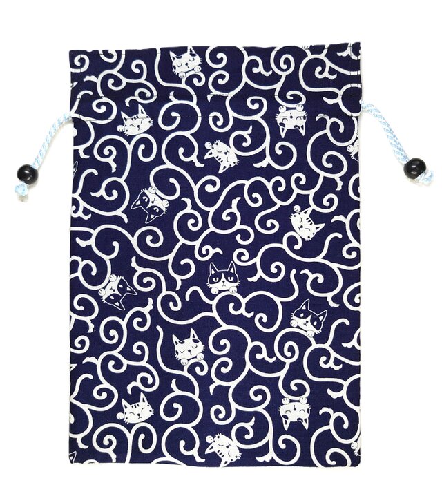 御朱印帳入れ 巾着袋 御朱印帳ケース 裏地付き 和柄 (FELICE-131)