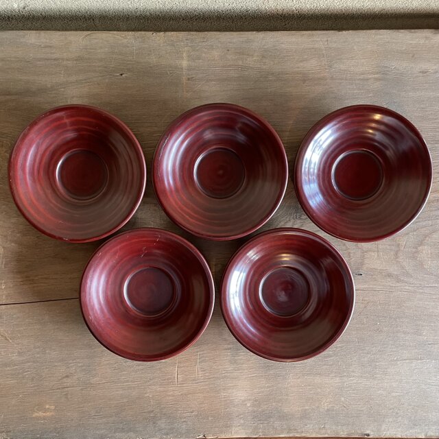 鎌倉彫 豊堂 茶托5客セット | iichi 日々の暮らしを心地よくする