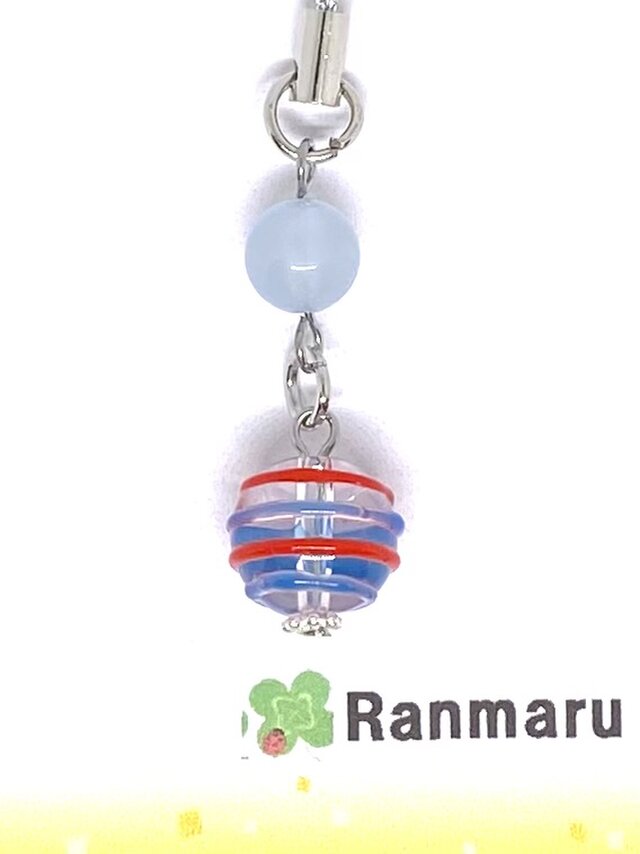 アクアマリン/天然石/パワーストーン/水風船/ヨーヨー/可愛い/ストラップ/キーホルダー⭐️