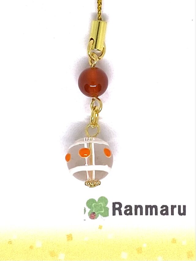 カーネリアン/天然石/パワーストーン/水風船/ヨーヨー/ストラップ/キーホルダー⭐️