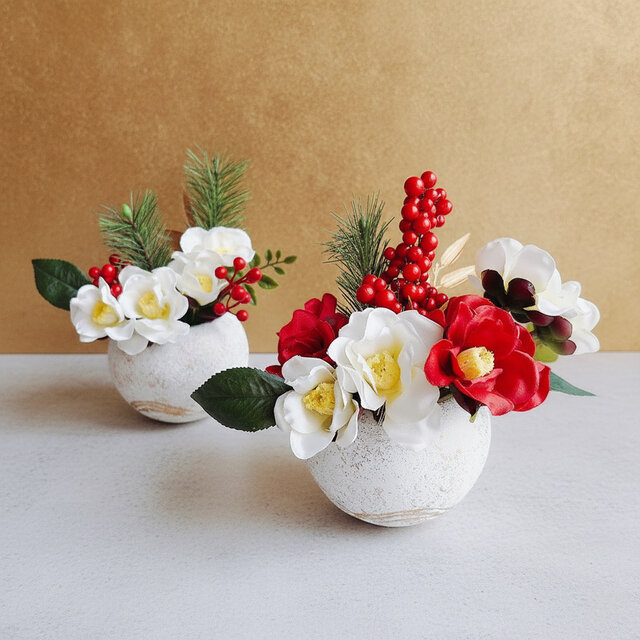 光触媒フラワー 正月アレンジ 和アレンジ 新年飾り しめ飾り しめ縄 玄関 飾り 光触媒フラワー 正月アレンジ 和アレンジ 新年飾り しめ飾り