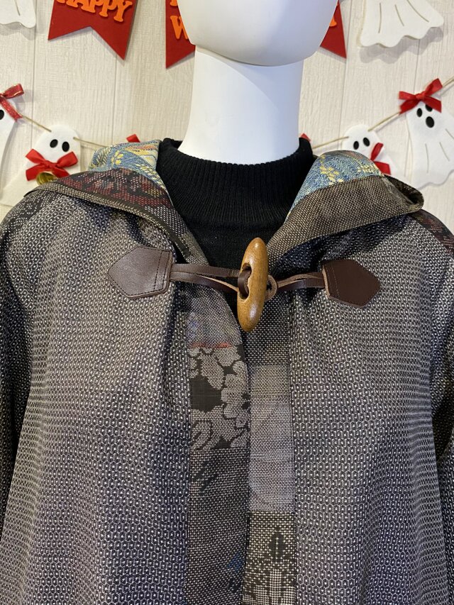 大島紬 パッチワークコート | iichi 日々の暮らしを心地よくする