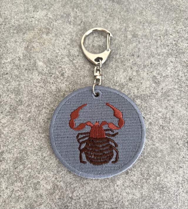 刺繍キーホルダー■カニムシ■