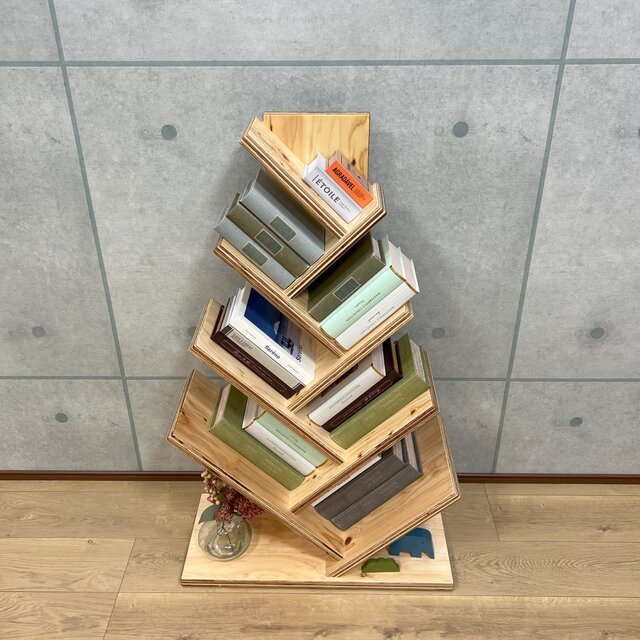 ブックスタンド ラーチ合板 | iichi 日々の暮らしを心地よくする