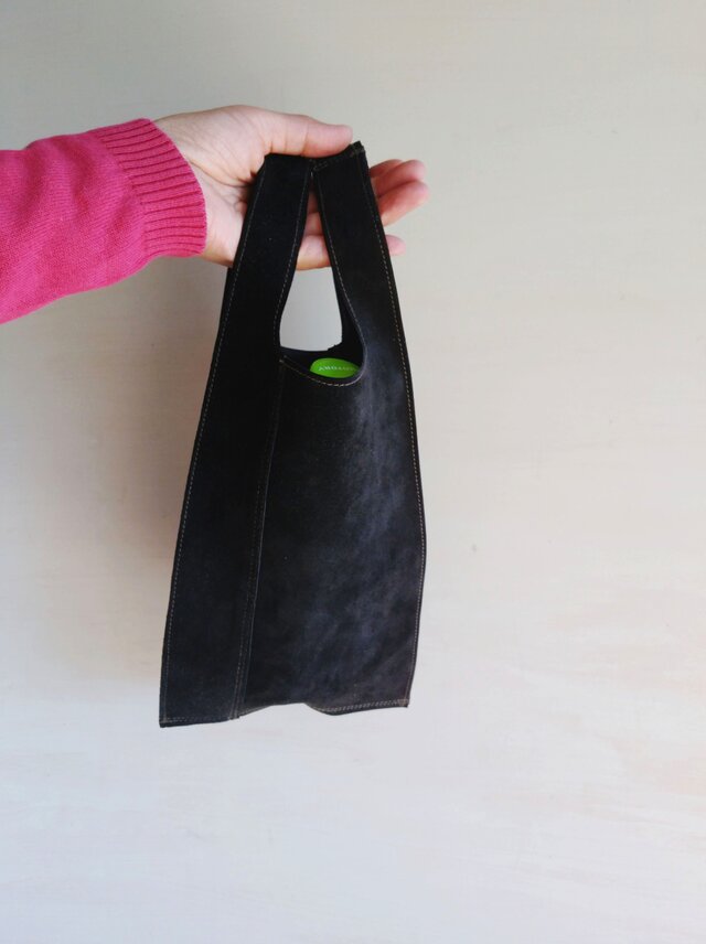 ☆リニューアル 送料無料☆ ちょっと贅沢な毎日のエコバッグ 4p (S) ブラック