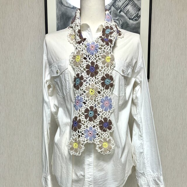 癒しのコスモス畑– – –レースのストール