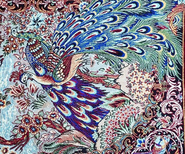 オメル・カヤム絵画ペルシャ絨毯/サイズ:107x170cm…. uk15。 オメル・カヤム絵画ペルシャ絨毯/サイズ:107x170cm…. uk15