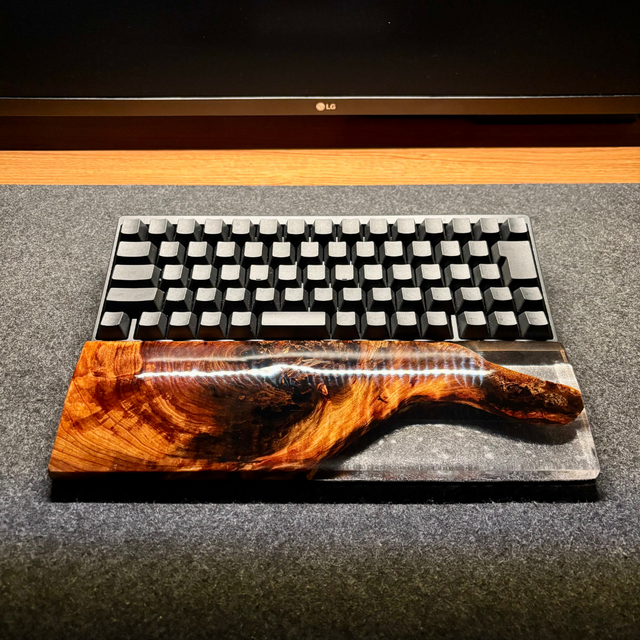 HHKB 60％ キーボード アームレスト パームレスト リストレスト 木製 9e1c389ccb57f2e3478786a67a7669