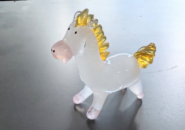 Hay? Knot イエローとホワイト ガラス置物 HAY】KNOT ガラス オブジェ