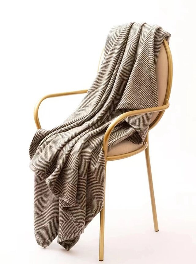 上質ウール ランケット ひざ掛け 厚く毛布 ソファカバー ブランケット ウールの膝掛け ウール100%  極暖