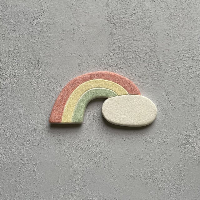 虹の箸置き_オレンジ