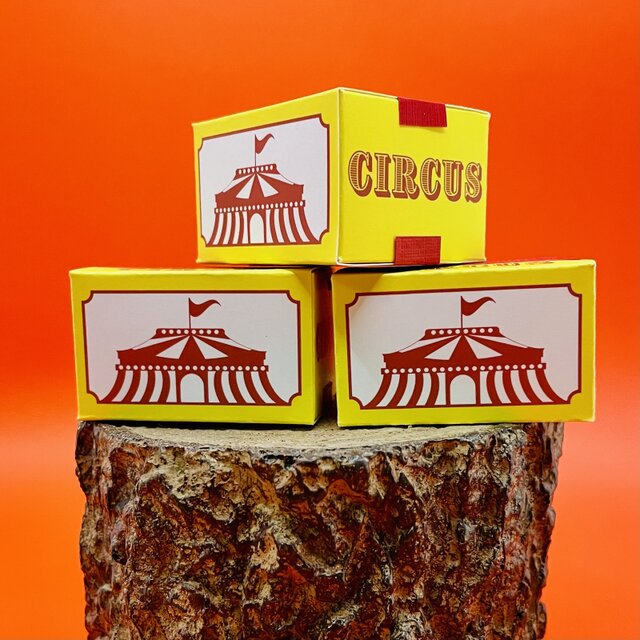 サーカス箱ペーパークラフトキット