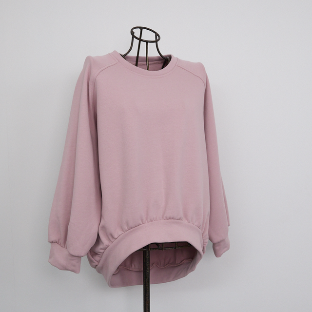 大人のスウェット ビックシルエット 柔らか ドルマンスリーブ