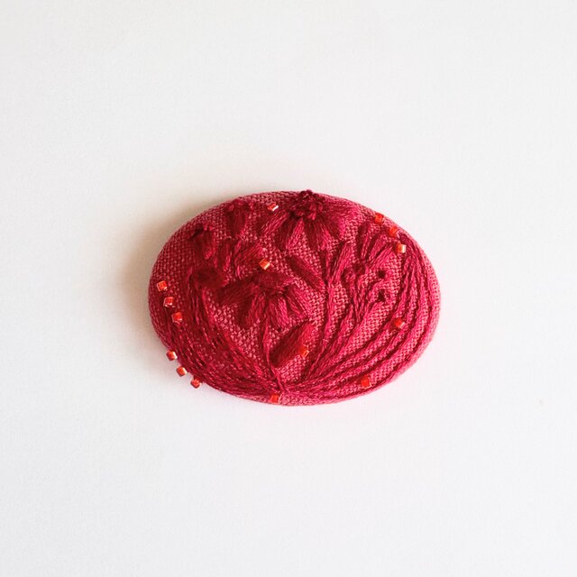 小さなお花の刺繍ブローチ・botanical#413 | iichi 日々の暮らしを