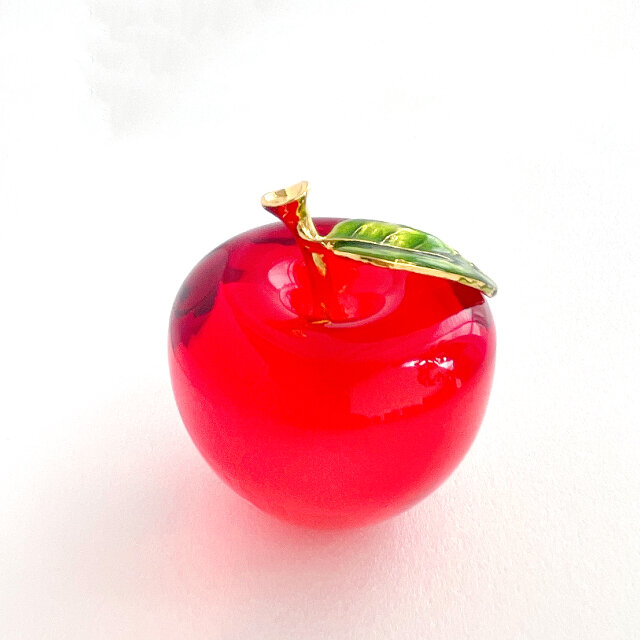 Red りんご｜ガラス製インテリアオブジェ 【efo2-2】 | iichi 日々の