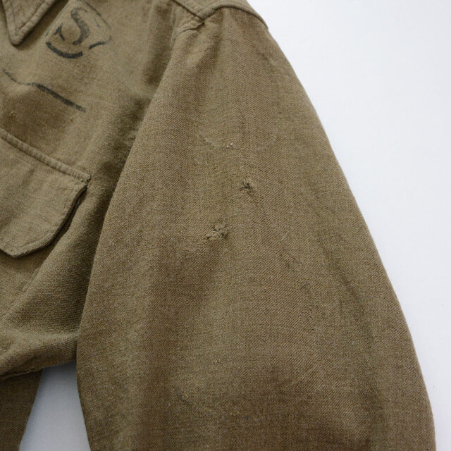 米軍実物 1940年代 U.S. ARMY M-37 ヴィンテージウールシャツ