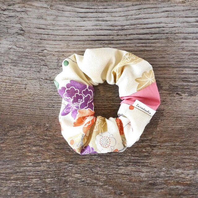 きものシュシュ　菊文