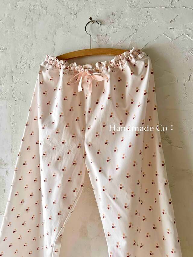 パジャマズボン : : honnori pink