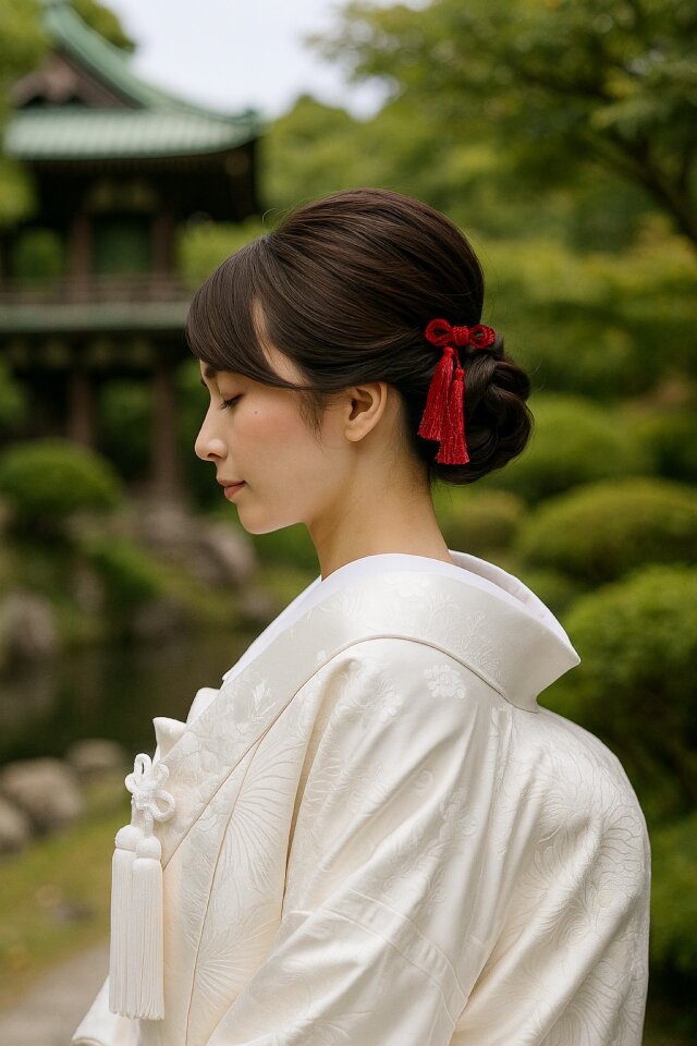 成人式 アレンジ用 タッセル 紐 100cm 髪飾り 振袖 結婚式 卒業式 袴