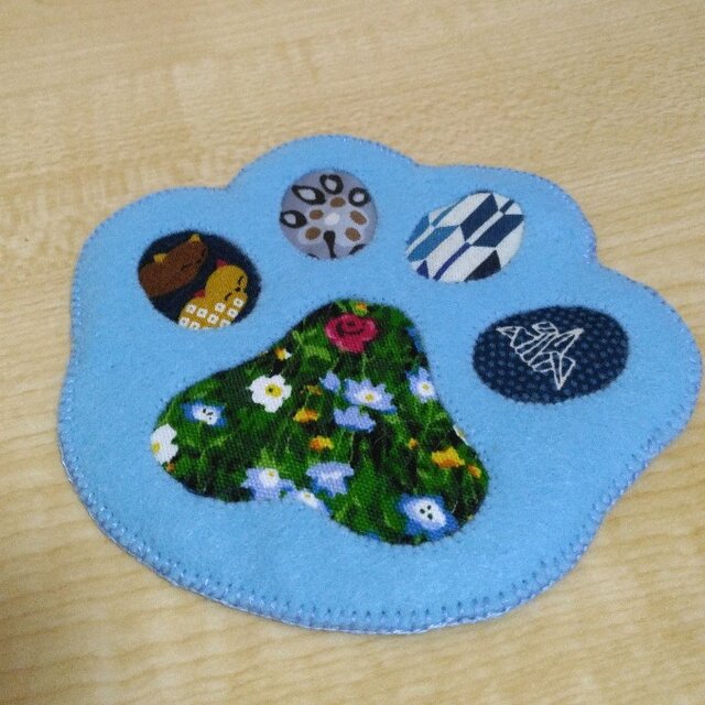 コースター・肉球