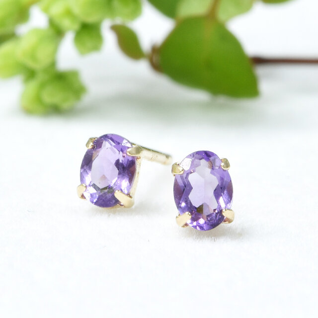 K10 アメシスト ピアス CL031CIBSN