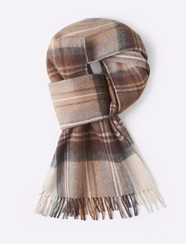 スヌード冬 ネックウォーマー スヌード マフラー 英国風 ストール カシミヤ100%  世界最高のカシミヤ