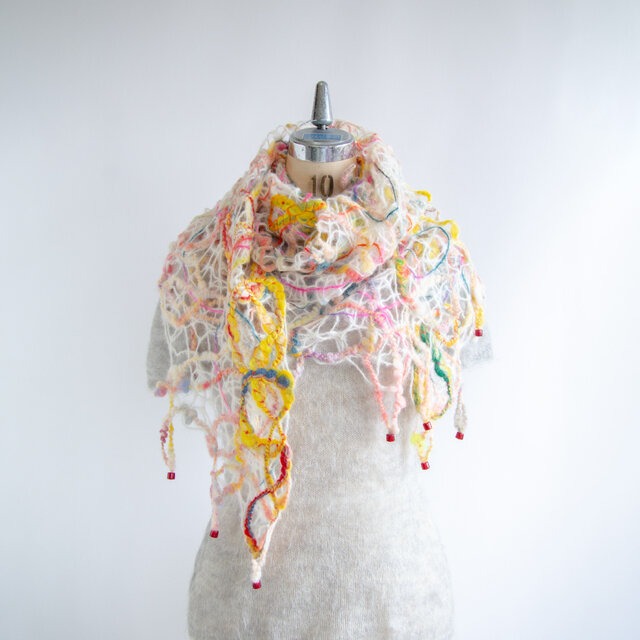 シャングリラの羽衣三角ストール【送料無料】