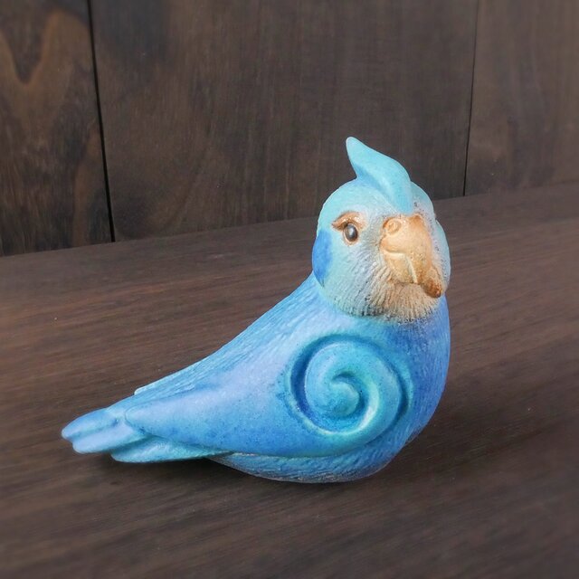 青色オカメインコオカメ no.16 | iichi 日々の暮らしを心地よくする
